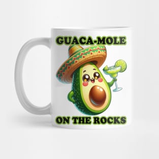 Avocado Fiesta - Guaca-Mole On The Rocks Party Shirt Mug